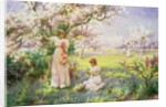 Spring: Picking Flowers, 1898 by Alfred Jr. Glendening