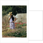 A Corner of the Rose Garden at Bagatelle by Henri-Adolphe Laissement