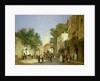 Arab Street Scene, 1872 by Honore Boze
