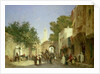 Arab Street Scene, 1872 by Honore Boze
