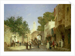 Arab Street Scene, 1872 by Honore Boze