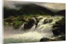 Norwegian Waterfall, at Lofor in Valders, 1905 by Karl Paul Themistocles von Eckenbrecher