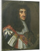 Portrait of King Charles II Wearing Garter Robes by Peter Lely