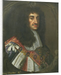 Portrait of King Charles II Wearing Garter Robes by Peter Lely