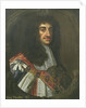 Portrait of King Charles II Wearing Garter Robes by Peter Lely