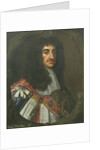 Portrait of King Charles II Wearing Garter Robes by Peter Lely