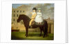 Two Children Seated On A Black Pony by Nathan Theodore Fielding