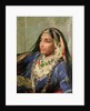 Portrait of Rani Jindan Singh, In An Indian Sari by George Richmond