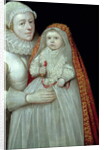 Christening, Portrait of A Mother And Child, c.1595 by English School