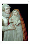 Christening, Portrait of A Mother And Child, c.1595 by English School