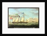The Steam Packet 'Saint Patrick' On The Liverpool To Dublin Run, 1827 by Miles Walters