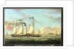 The Steam Packet 'Saint Patrick' On The Liverpool To Dublin Run, 1827 by Miles Walters