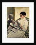 Reading Le Figaro, 1878 by Mary Stevenson Cassatt