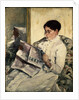 Reading Le Figaro, 1878 by Mary Stevenson Cassatt