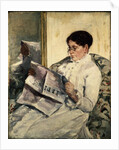 Reading Le Figaro, 1878 by Mary Stevenson Cassatt