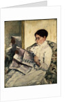 Reading Le Figaro, 1878 by Mary Stevenson Cassatt
