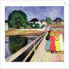 Girls on a Bridge by Edvard Munch