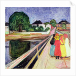 Girls on a Bridge by Edvard Munch