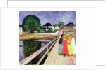 Girls on a Bridge by Edvard Munch