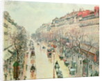 The Boulevard Montmartre, 1893 by Camille Pissarro