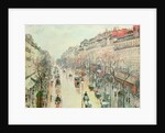The Boulevard Montmartre, 1893 by Camille Pissarro