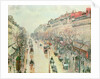 The Boulevard Montmartre, 1893 by Camille Pissarro