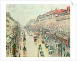 The Boulevard Montmartre, 1893 by Camille Pissarro