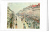 The Boulevard Montmartre, 1893 by Camille Pissarro