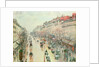 The Boulevard Montmartre, 1893 by Camille Pissarro