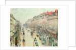 The Boulevard Montmartre, 1893 by Camille Pissarro