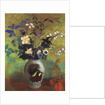 Fleurs Exotiques dans une Potiche by Odilon Redon