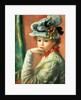 Young Girl in a White Hat by Pierre Auguste Renoir