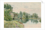 Houghton Mill on the River Ouse, 1914 by William Fraser Garden
