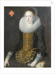 Portrait of Eritia Aukje Hoppers, nee De Blocq, 1622 by Jan De (attr. to) Salle