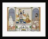 Illustration for a manuscript on the worship of Srinathji, Rajasthan, early 19th century by Indian School