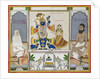 Illustration for a manuscript on the worship of Srinathji, Rajasthan, early 19th century by Indian School