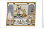 Illustration for a manuscript on the worship of Srinathji, Rajasthan, early 19th century by Indian School