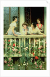 The Balcony, 1911 by Eugen von Blaas