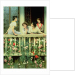 The Balcony, 1911 by Eugen von Blaas