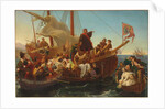 The Departure of Christopher Columbus from Palos in 1492, 1855 by Emanuel Gottlieb Leutze
