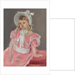 Sara Seated, Leaning on her Left Hand by Mary Stevenson Cassatt