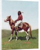 Comanche Brave, Fort Reno, Indian Territory by Frederic Remington