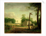 Wayside Inn on Route to Philadelphia by Thomas Birch