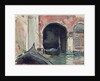 Venetian Canal by John Singer Sargent