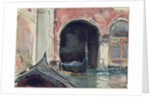 Venetian Canal by John Singer Sargent