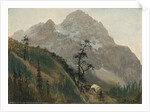 Western Trail, The Rockies by Albert Bierstadt