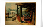 A Chinese Garden Scene with Ladies Taking Tea, mid 19th century by School Chinese