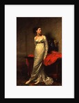 Portrait of Mrs White, full length in a White Silk Dress, 1809 by George Dawe