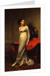 Portrait of Mrs White, full length in a White Silk Dress, 1809 by George Dawe