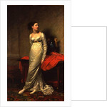 Portrait of Mrs White, full length in a White Silk Dress, 1809 by George Dawe